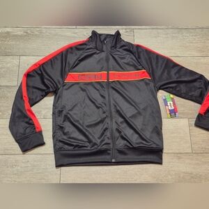 New 2026 FIFA World Cup Canada Men's Black and Red Tracksuit Jacket